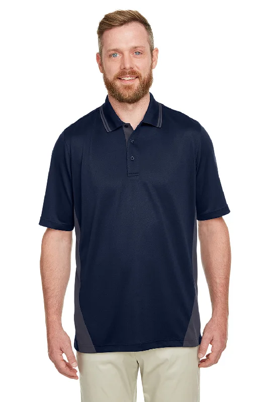 Weekend Discounts to Snag Harriton Mens Flash Performance Moisture Wicking Colorblock Short Sleeve Polo Shirt - Dark Navy Blue/Dark Charcoal Grey Weekend Discounts to Snag Harriton Mens Flash Performance Moisture Wicking Colorblock Short Sleeve Polo Shirt - Dark Navy Blue/Dark Charcoal Grey