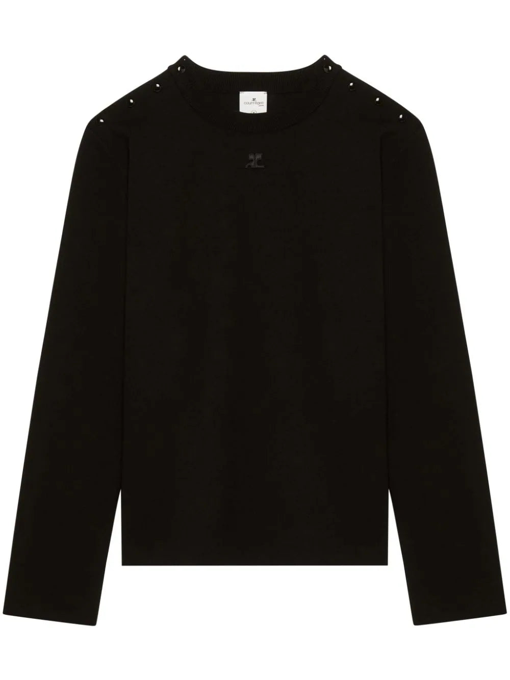 Reduced Price Logo-Patch Buttoned Jumper