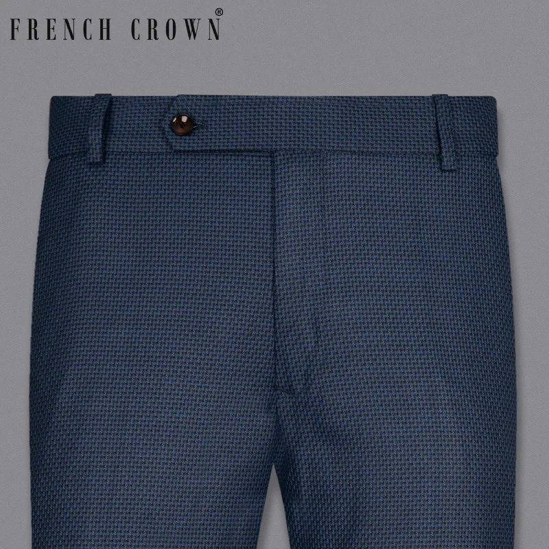 Deep Savings Port Gore Blue Wool Rich Pant