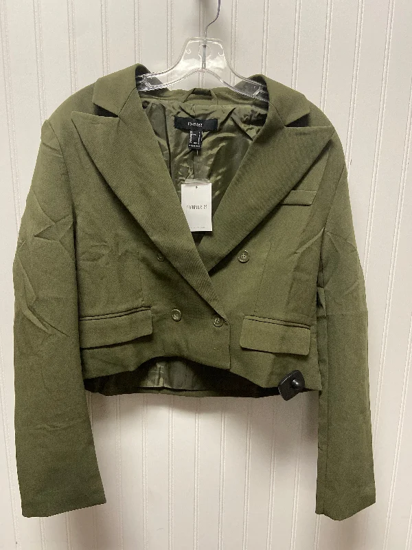 The Best Deal Blazer By Forever 21 In Green, Size: L
