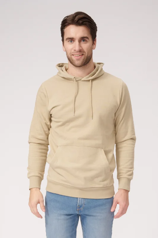 Instant Discount Basic Hoodie Sweat - Dark Beige