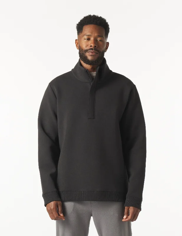 Weekend Price Cuts Galore Scuba 1/4 Zip: Black