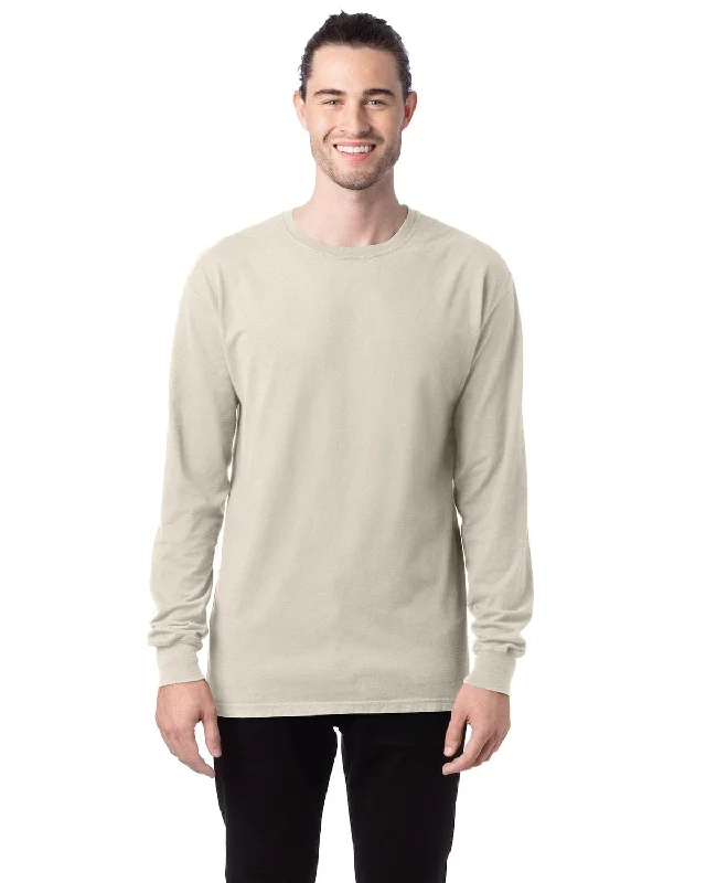 Year-End Sale ComfortWash by Hanes Unisex 100% Ringspun Cotton Long Sleeve T-Shirt | Parchment