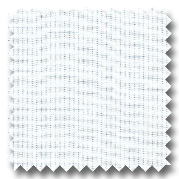 Mega Deal Light Blue Check 2Ply Broadcloth - Custom Dress Shirt