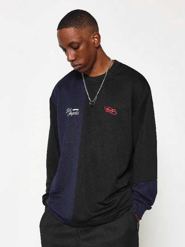 Online Exclusive Colour Block Heavyweight Long Sleeve Shirt