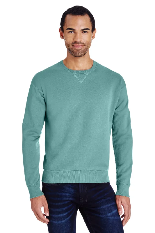 Stock Clearance ComfortWash By Hanes Mens Crewneck Sweatshirt - Spanish Moss Green
