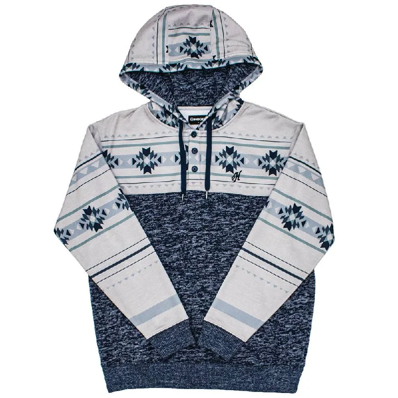 Weekend Shopping Bliss "Jimmy" Aztec/Navy Hoody