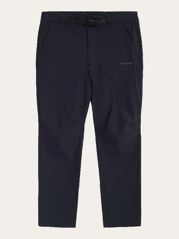 Special Offer TIM tapered elastic waist string pants - GRS/Vegan - Black Jet
