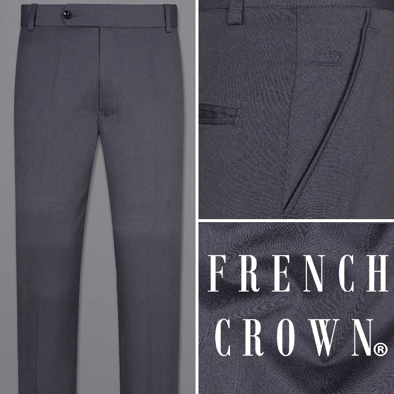 Half Price Trout Grey Wool Rich Pant