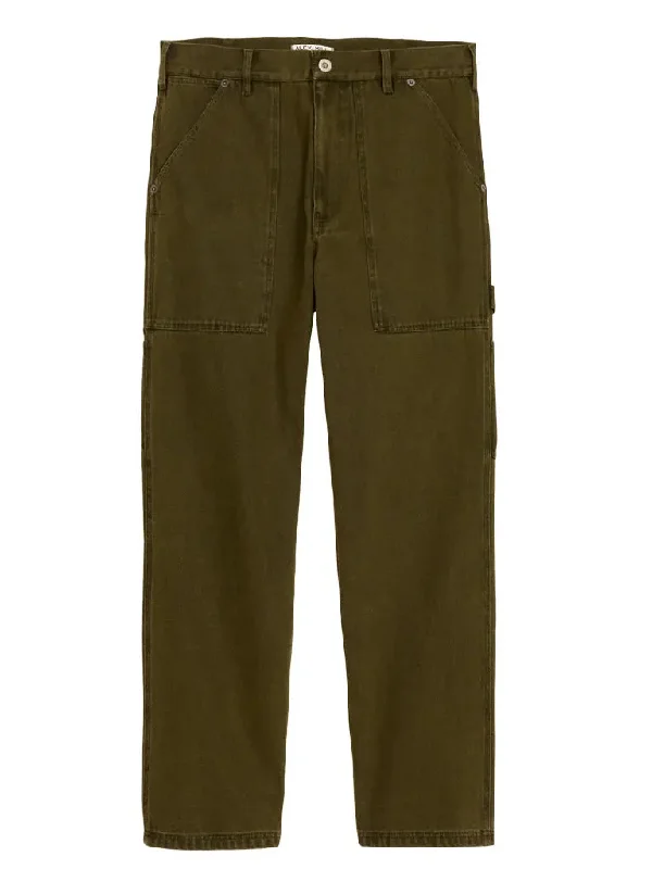 Savings Soar This Weekend Painter Pant in Recycled Denim- Military Olive