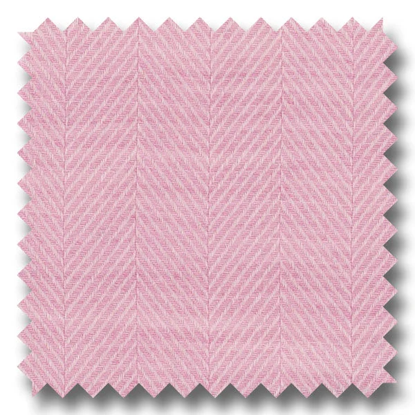 Amazing Deals Pink Herringbone - Custom Dress Shirt