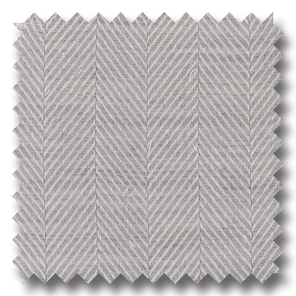 Weekend Deals That Please Gray Herringbone - Custom Dress Shirt