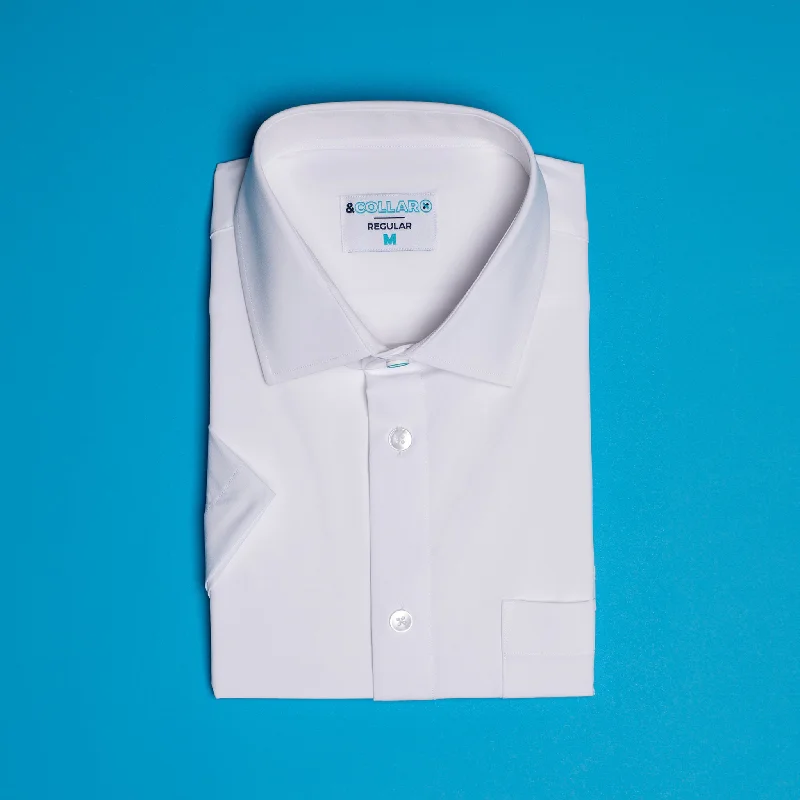 Reduced Price Range Shirt - White Short Sleeve