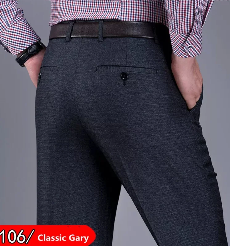 Bonus Offer Middle Grey Mens Formal Trousers