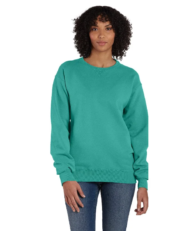 Price Rollback ComfortWash by Hanes Unisex Crew Sweatshirt | Spanish Moss