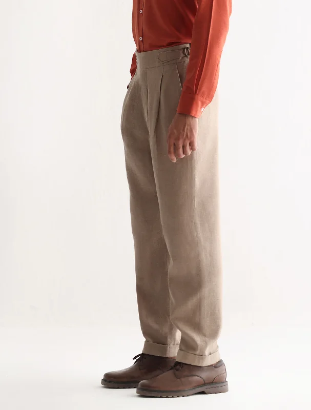 Huge Savings BEIGE HIGH WAISTED PANTS