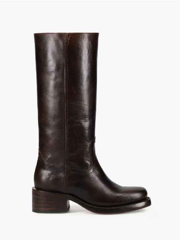 Instant Deal Campus Knee High Boot - Bourbon