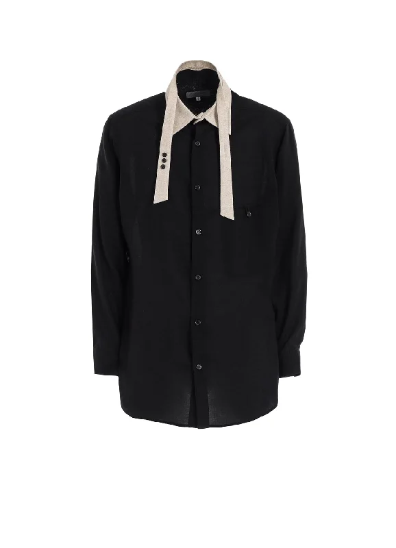 Massive Deals CELLULOSE LOAN RIBBON SPARE COLLAR BLOUSE