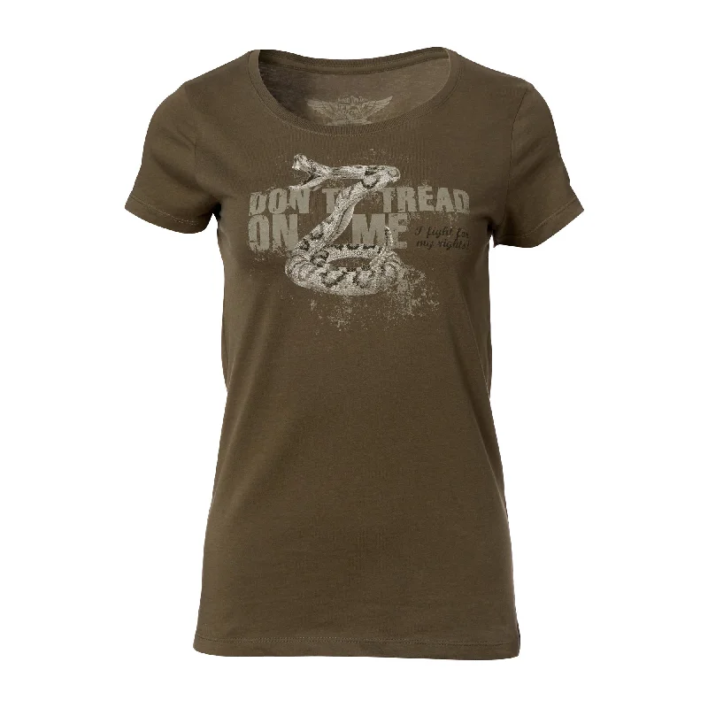 Instant Deal Women's T-Shirt Don?t Tread On Me army
