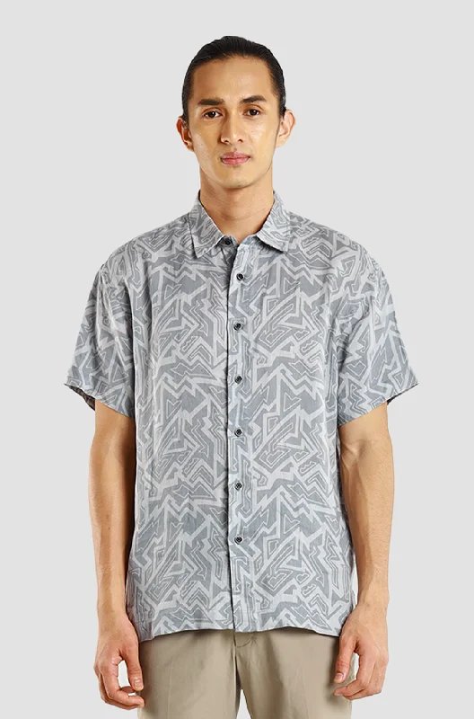 Closeout Deal My Linen Lightning Thunder in Harbor Mist