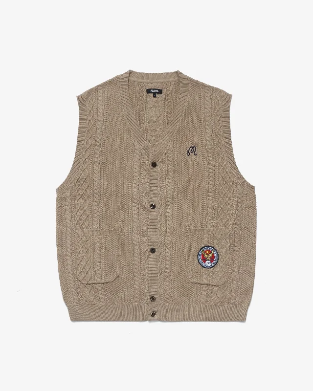 Flash Deal MALBON X GHOSTFACE KILLAH CARDIGAN SWEATER VEST