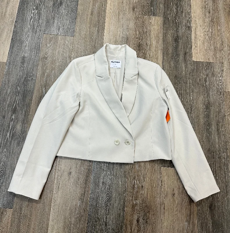 Weekend Bargains to Cherish Blazer By Old Navy In Cream, Size: L