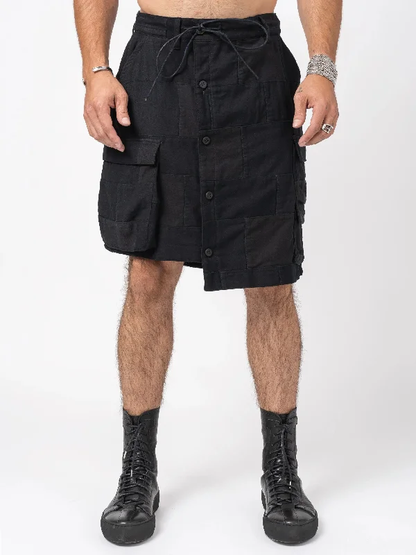Weekend Bargains to Snag D.HYGEN Patchwork Cotton Apron Skirt