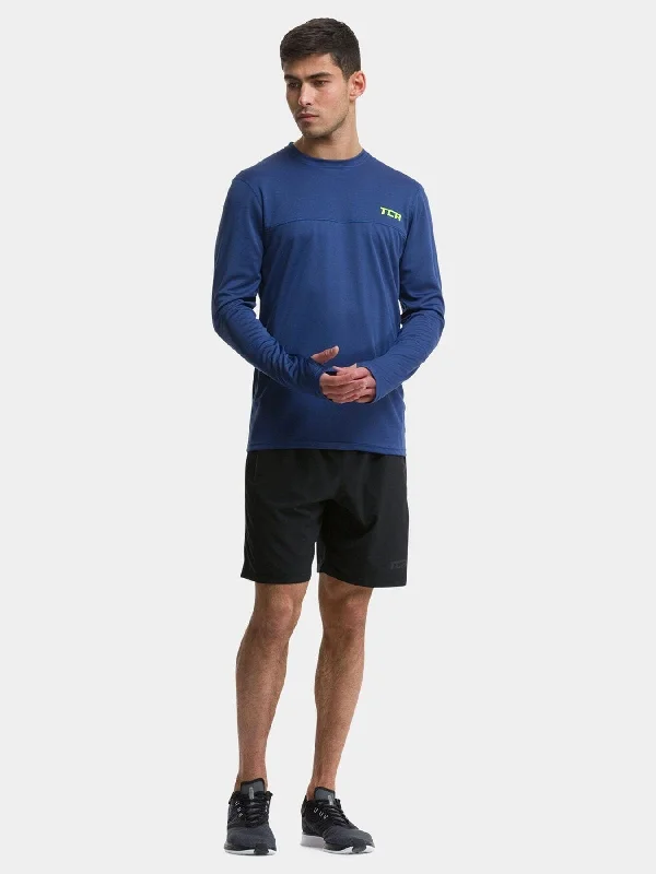 Savings Soar This Weekend Stamina Long Sleeve Crew Neck Running Top For Men With Thumbholes Savings Soar This Weekend Stamina Long Sleeve Crew Neck Running Top For Men With Thumbholes