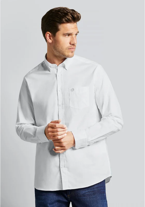 Now or Never Bugatti Oxford Shirt, White