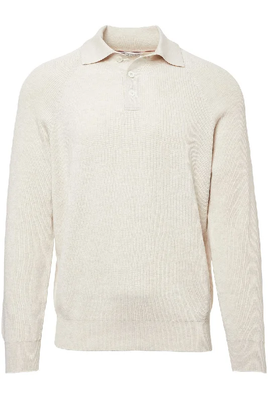 Exclusive Offer English Rib Polo Sweater