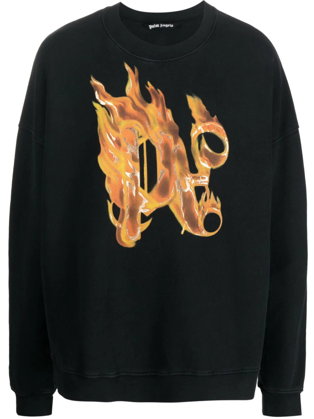Mega Sale Burning Monogram-Print Sweatshirt