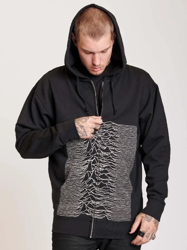 Your Weekend, Your Savings Joy Division Unknown Pleasures Zip Up Hoodie