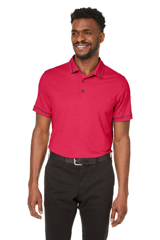 Weekend Discounts Worth Grabbing Puma Mens Cloudspun Monarch Moisture Wicking Short Sleeve Polo Shirt - Heather Teaberry Red/Navy Blue Weekend Discounts Worth Grabbing Puma Mens Cloudspun Monarch Moisture Wicking Short Sleeve Polo Shirt - Heather Teaberry Red/Navy Blue