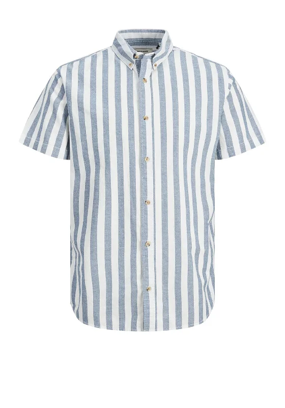 Daily Specials Jack & Jones Fred Striped Shirt, Ensign Blue