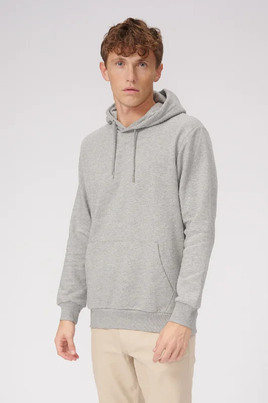 Major Deal Basic Hoodie Sweat -  Light Grey Melange