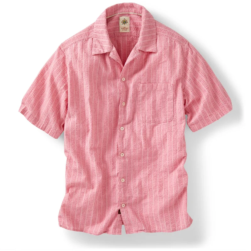 Reduced Price Short Sleeve "Let It Breathe" Seersucker Shirt