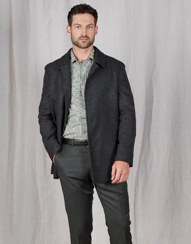 New Deals Highbury Charcoal Carcoat