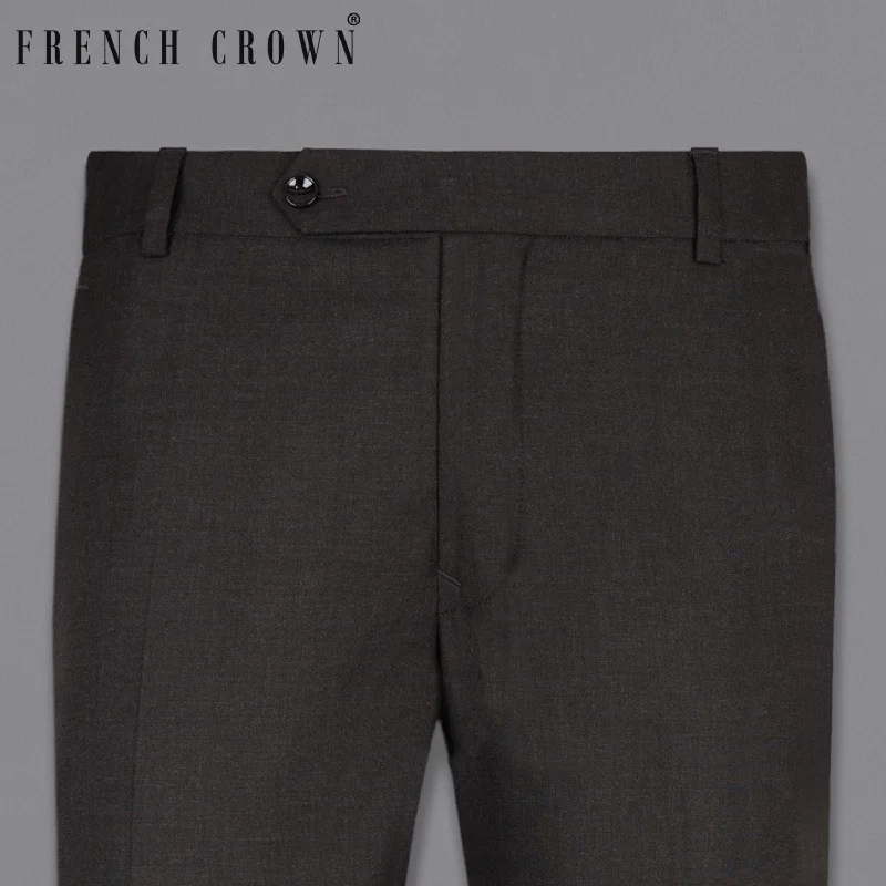 Unmissable Offer Diesel Black Wool Rich Pant