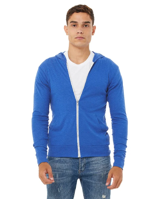 Weekend Bargains to Grab Bella+Canvas Unisex Triblend Full-Zip Lightweight Hoodie | Tr Royal Triblnd Weekend Bargains to Grab Bella+Canvas Unisex Triblend Full-Zip Lightweight Hoodie | Tr Royal Triblnd