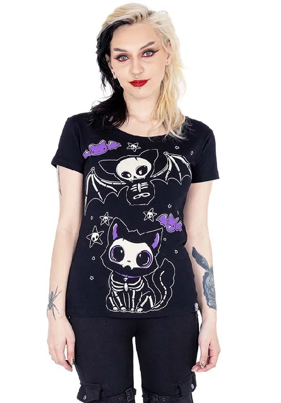 Weekend Bargains Just for You Skelly Cat | T-SHIRT