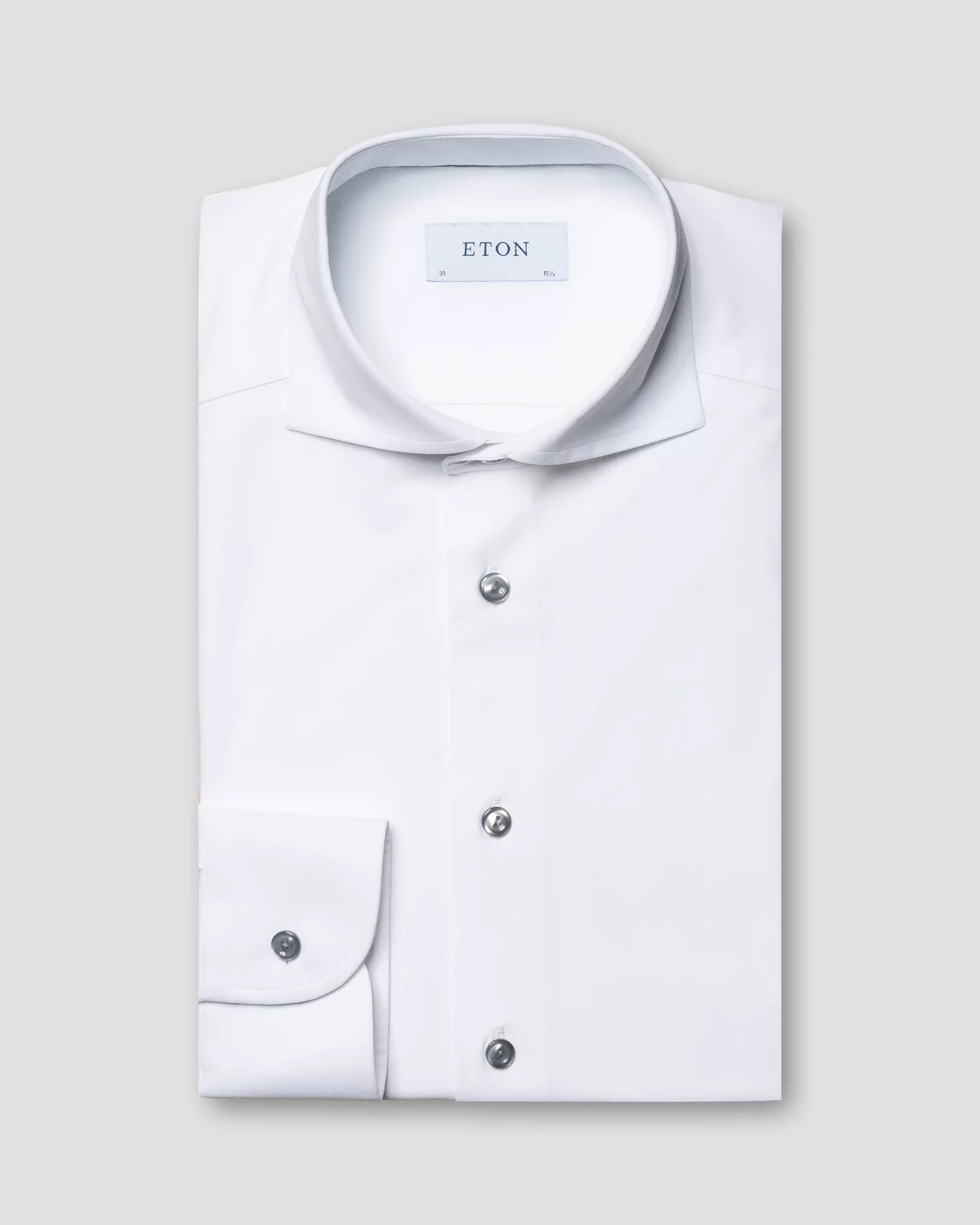 Daily Deals White 4-Way Stretch Contemporary Fit Shirt - ETON