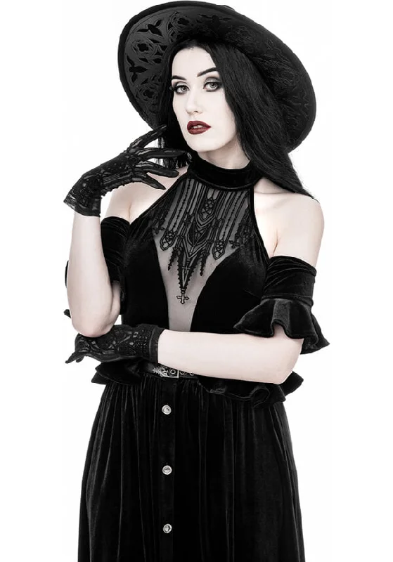 Weekend Discounts to Savor Dark Altar | HALTERNECK TOP*