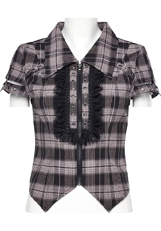 Unmissable Offer Uriah Tartan [Baby Pink/Black] | SHIRT