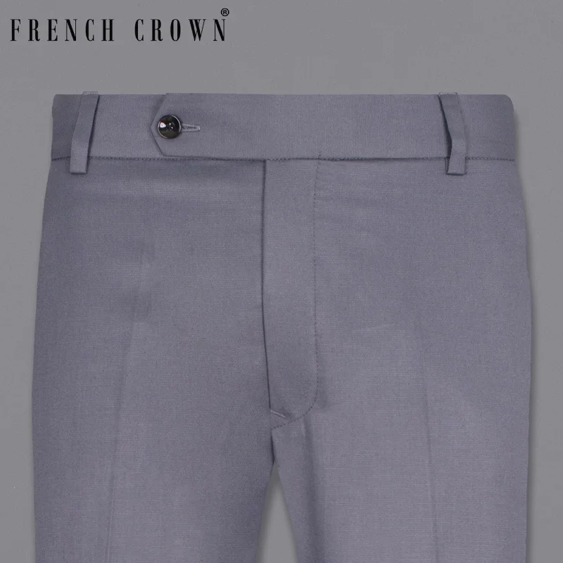 Final Clearance Storm Gray Wool Rich Pant