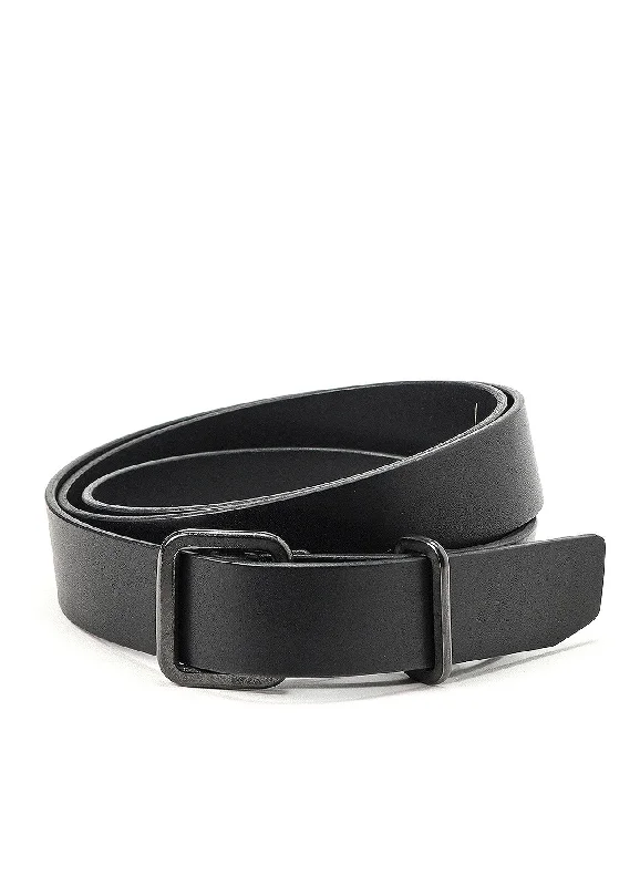 Weekend Specials to Indulge In MATTE SOFT OIL LEATHER 30MM PLAIN BELT