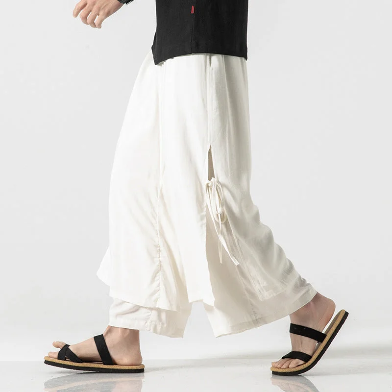 Bonus Savings Signature Cotton Retro Chinese Style Harem Pants Zen Pants