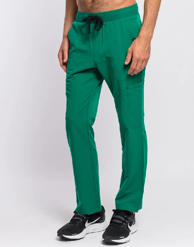 Limited Edition Essential Multi-Pocket Scrub Pants - Ultramarine Green