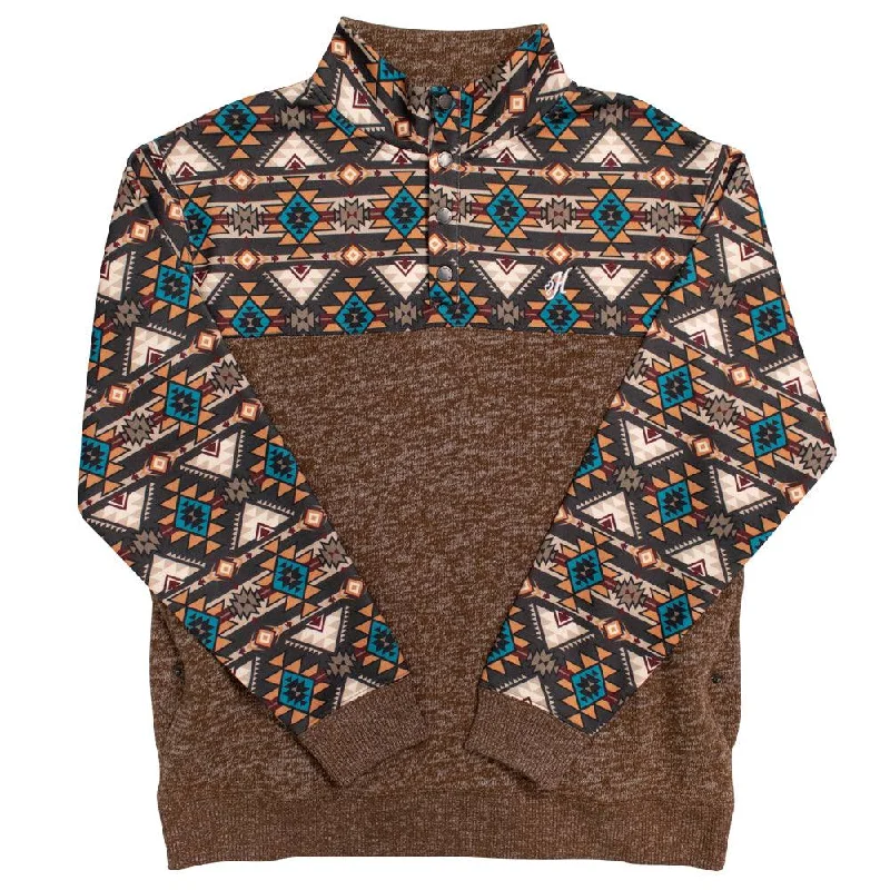 Weekend Specials to Savor "Stevie" Brown/Tan w/Aztec Pattern