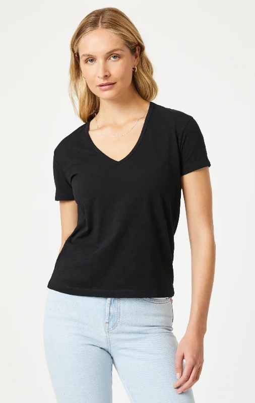 Shop the Weekend Away V-NECK JERSEY TEE