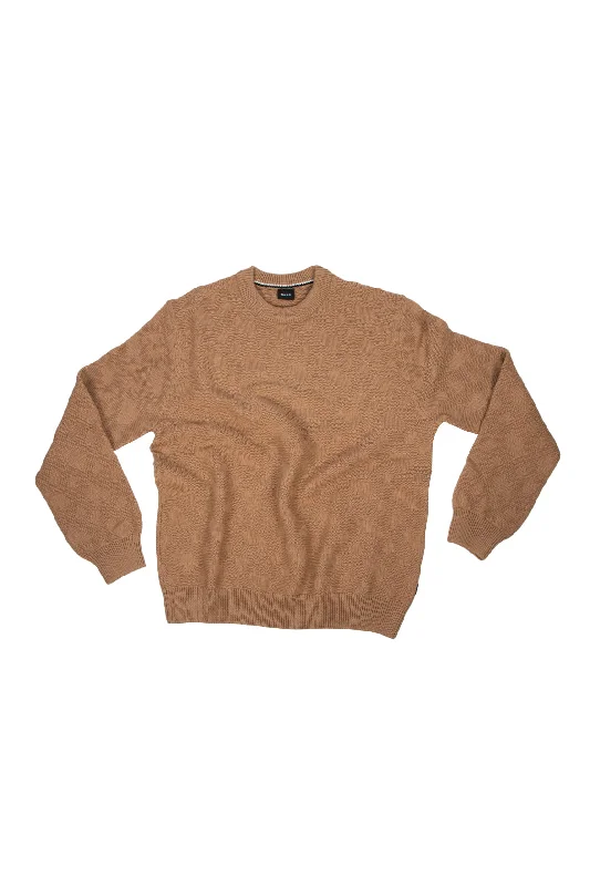 Inventory Reduction Hugo Boss Palao LS Crew Knit Med. Beige